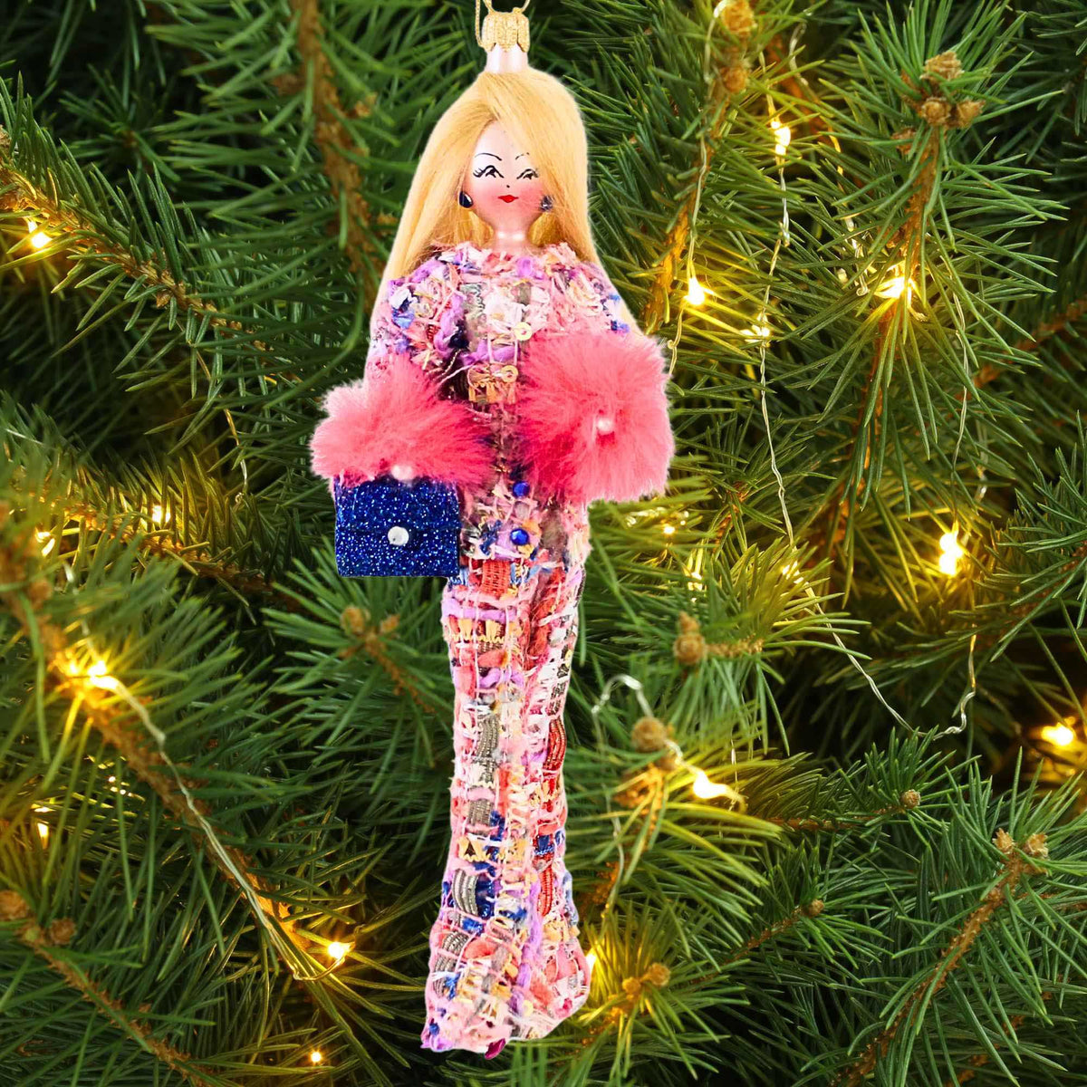 De Carlini Italian Ornaments Coolidge In Channel - - SBKGifts.com