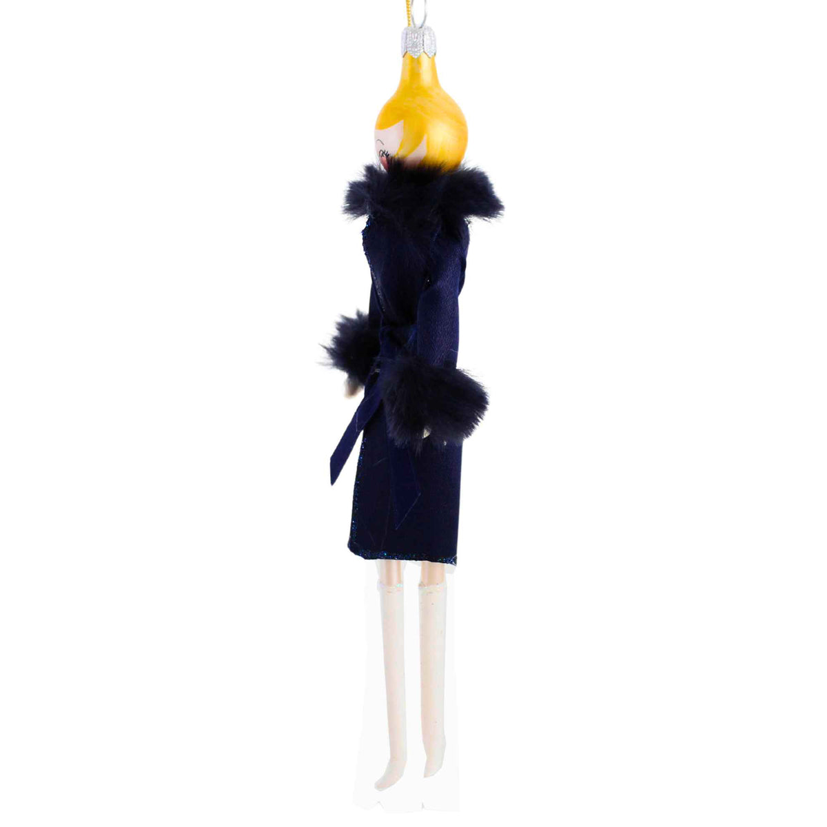 De Carlini Italian Ornaments Sinatra's Glitzy Boots - - SBKGifts.com