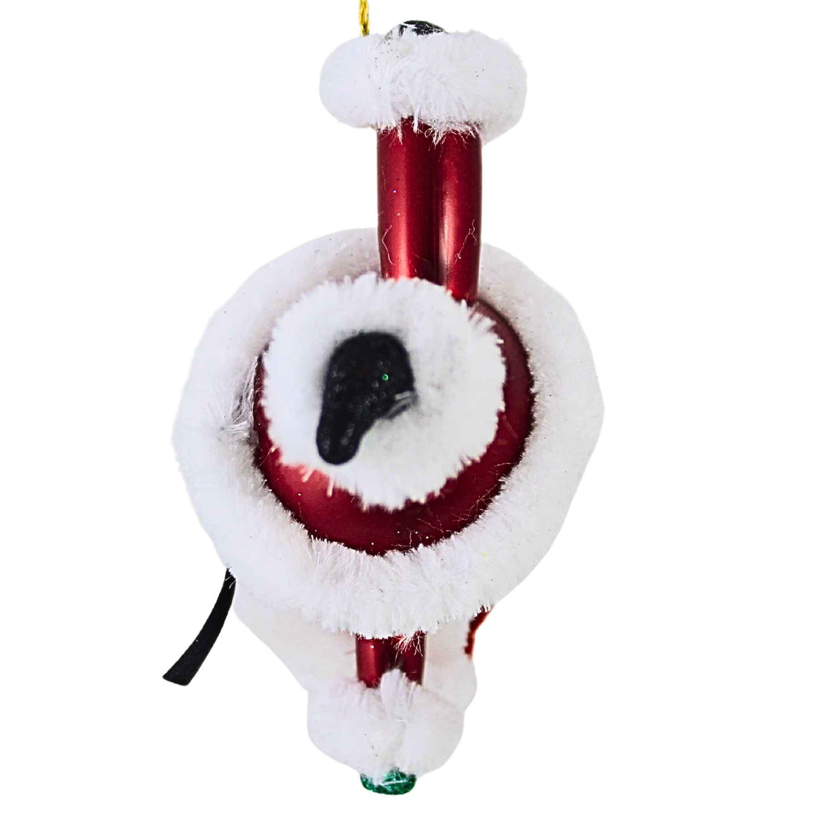 De Carlini Italian Ornaments Santa Flip N Slip - - SBKGifts.com