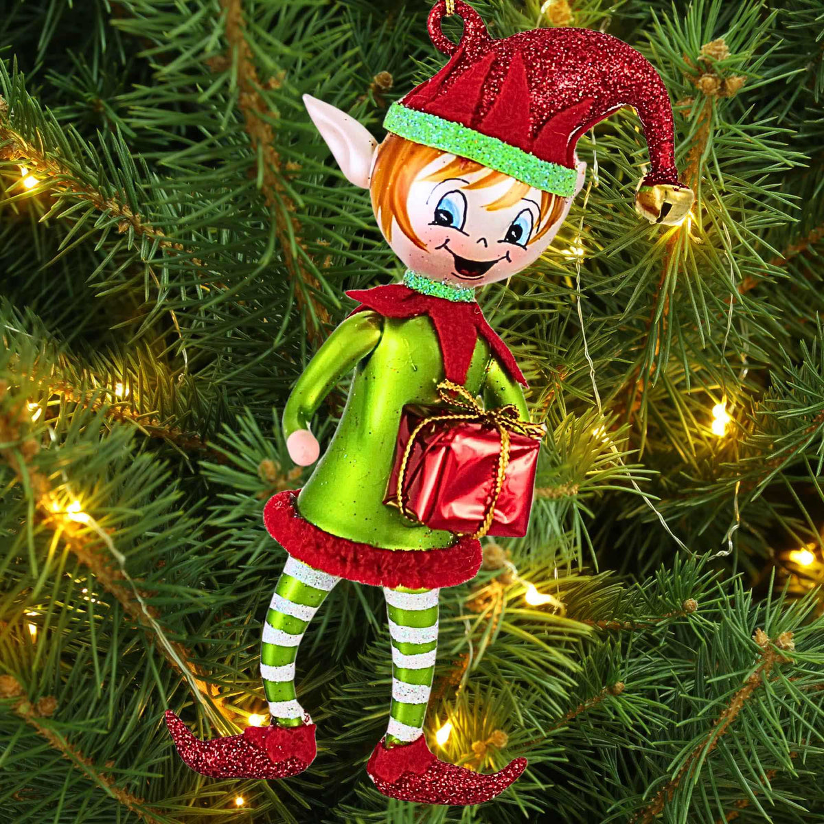 De Carlini Italian Ornaments Cornelius Gift Giver - - SBKGifts.com