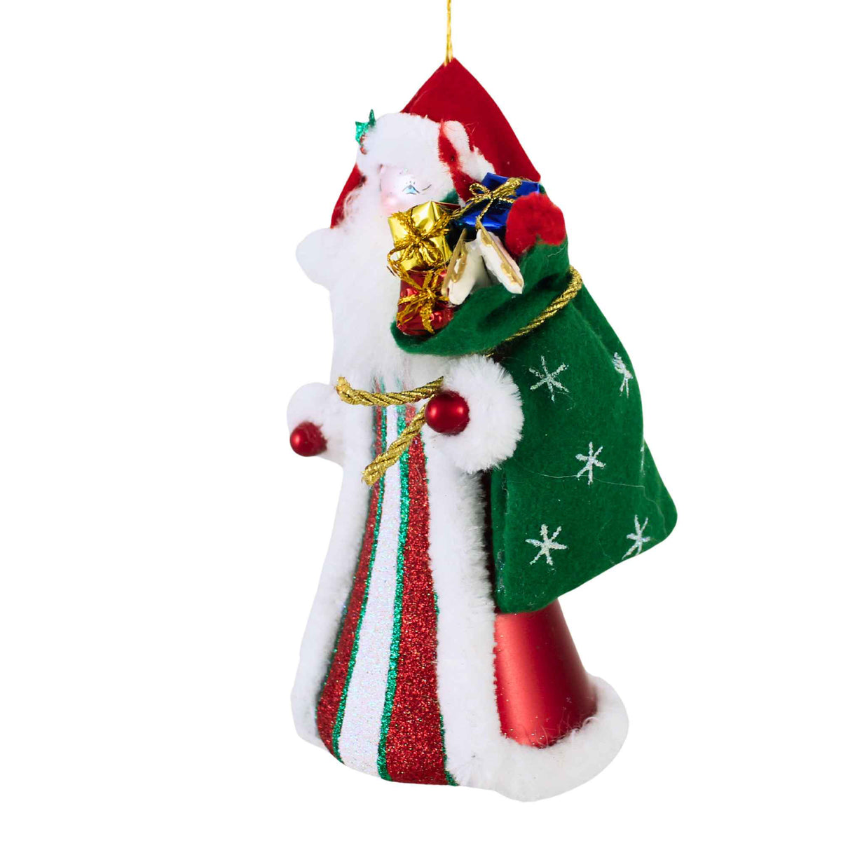 De Carlini Italian Ornaments Old Nick Evergreen - - SBKGifts.com