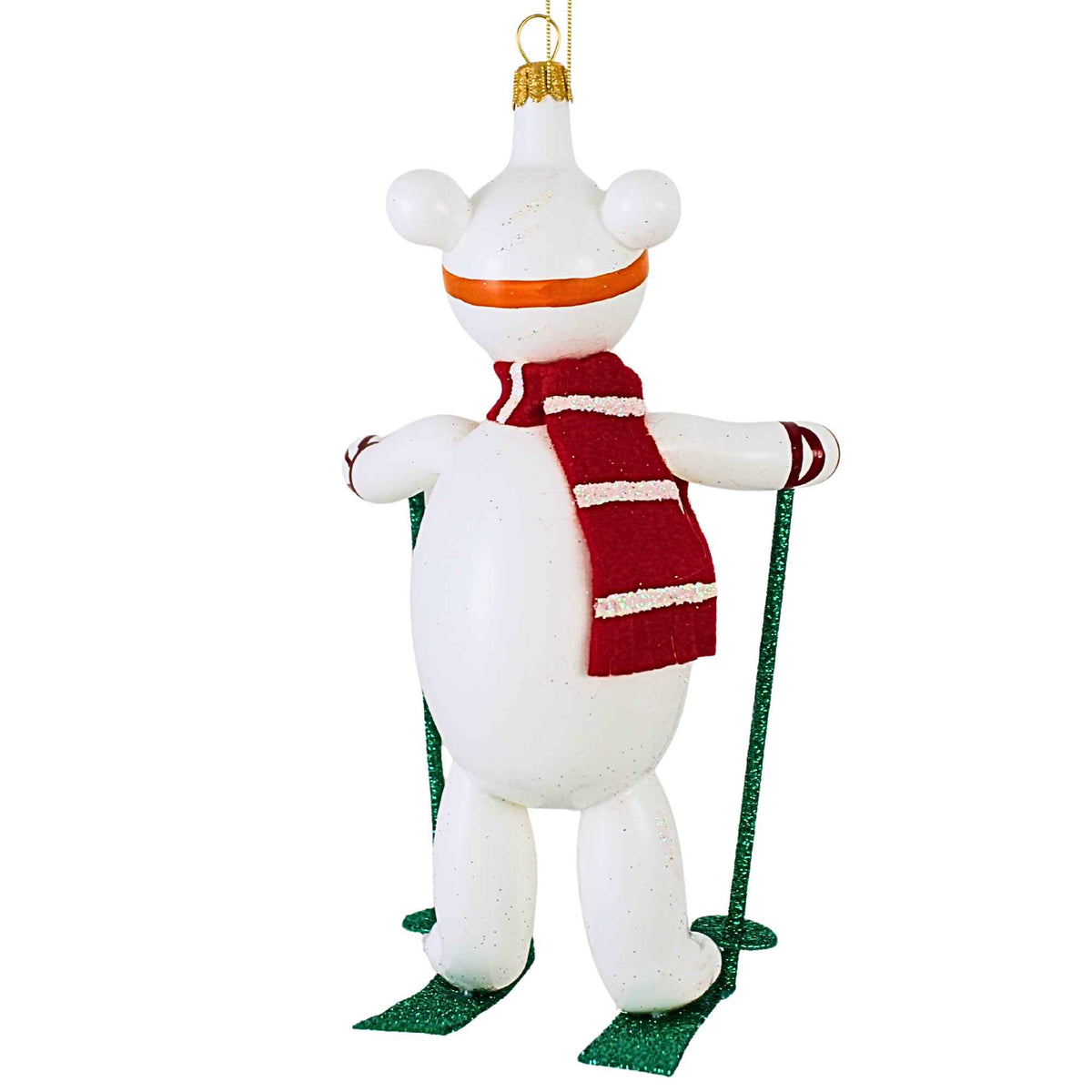 De Carlini Italian Ornaments Blizzard Bear - - SBKGifts.com