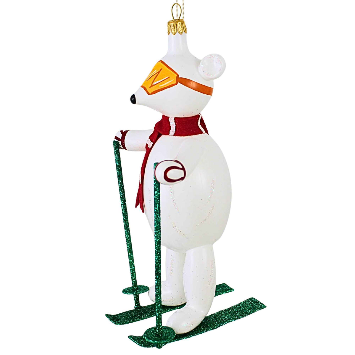 De Carlini Italian Ornaments Blizzard Bear - - SBKGifts.com
