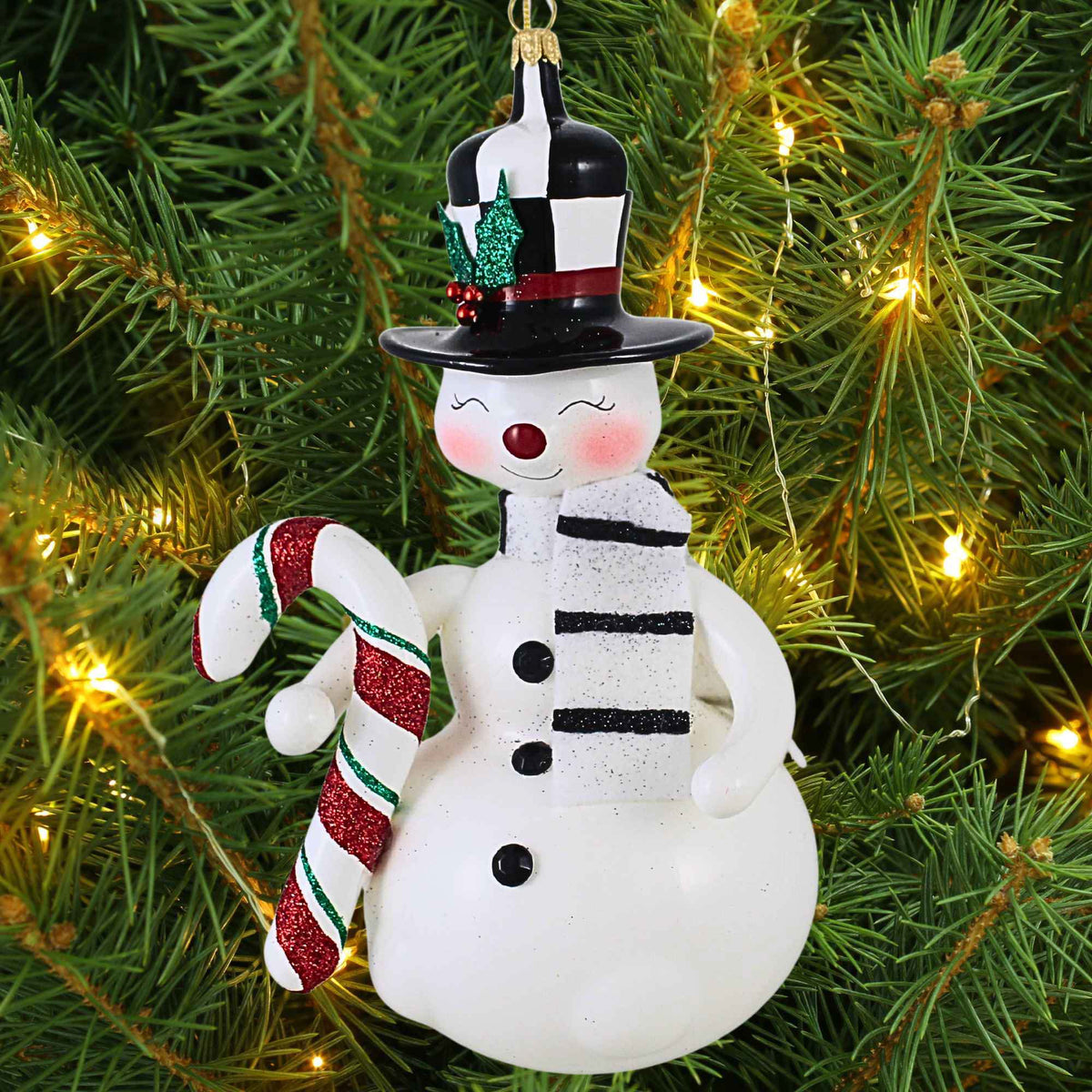 De Carlini Italian Ornaments Mr. Peppermint - - SBKGifts.com