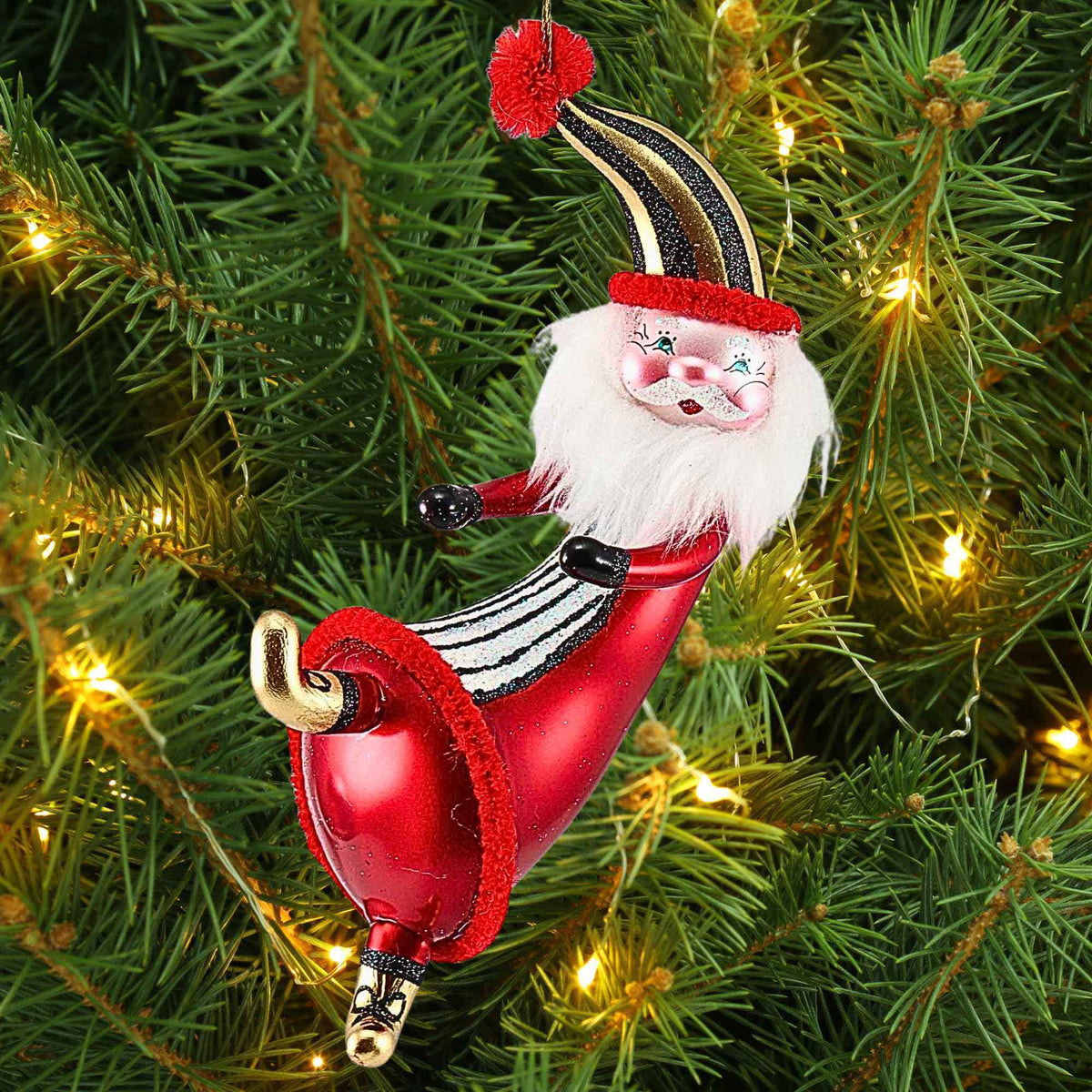 De Carlini Italian Ornaments Lord Reginald Tinselton - - SBKGifts.com