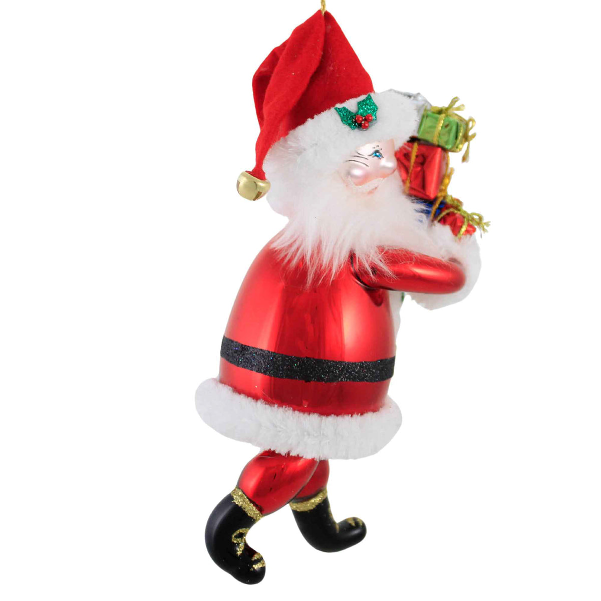 De Carlini Italian Ornaments Santa Claus On Christmas Eve - - SBKGifts.com