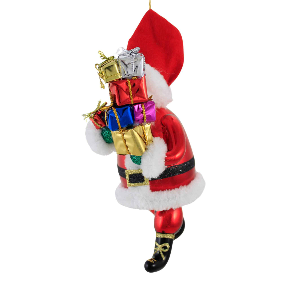 De Carlini Italian Ornaments Santa Claus On Christmas Eve - - SBKGifts.com