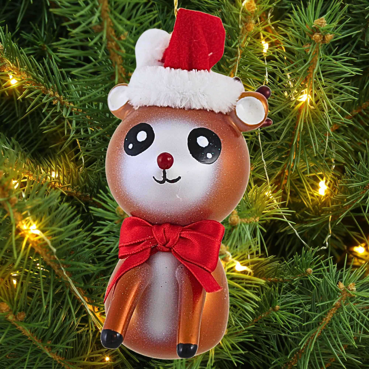 De Carlini Italian Ornaments Fawni-Puff - - SBKGifts.com