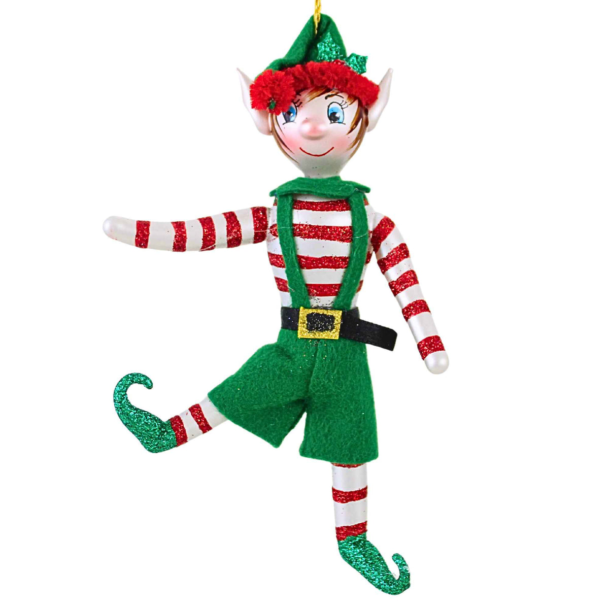 De Carlini Italian Ornaments Milo & Merry Twirltoe - - SBKGifts.com