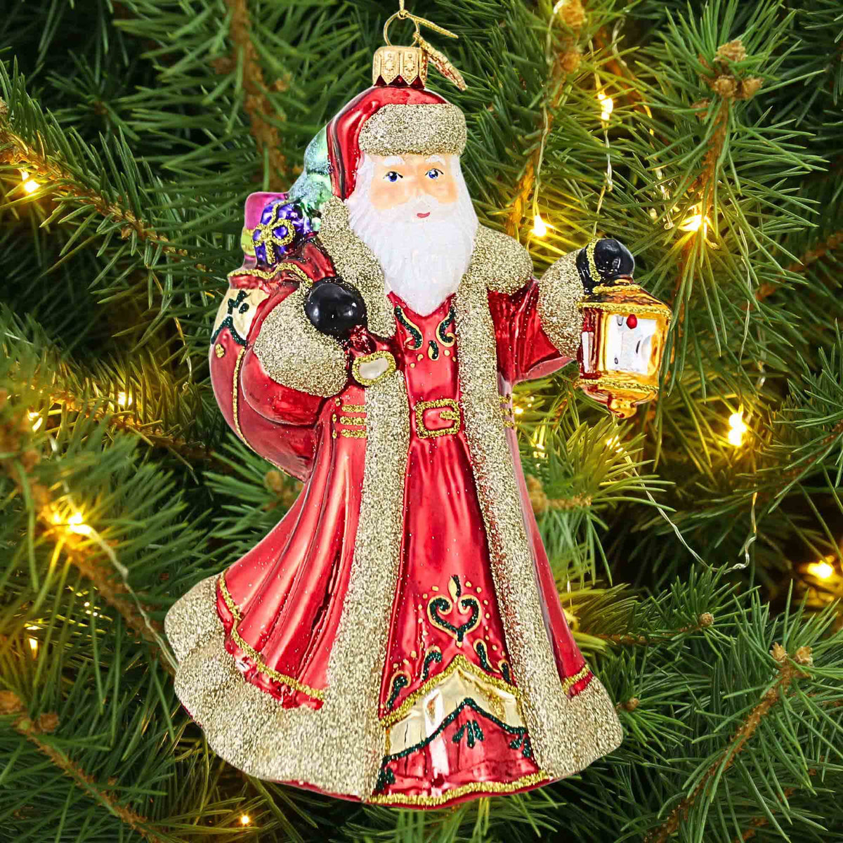 Huras Family Santa With Lantern - - SBKGifts.com