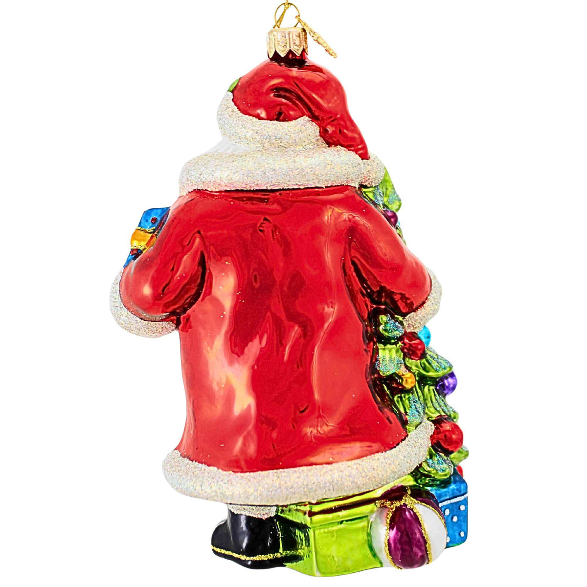 Huras Family Santa Looks Best By The Tree - - SBKGifts.com