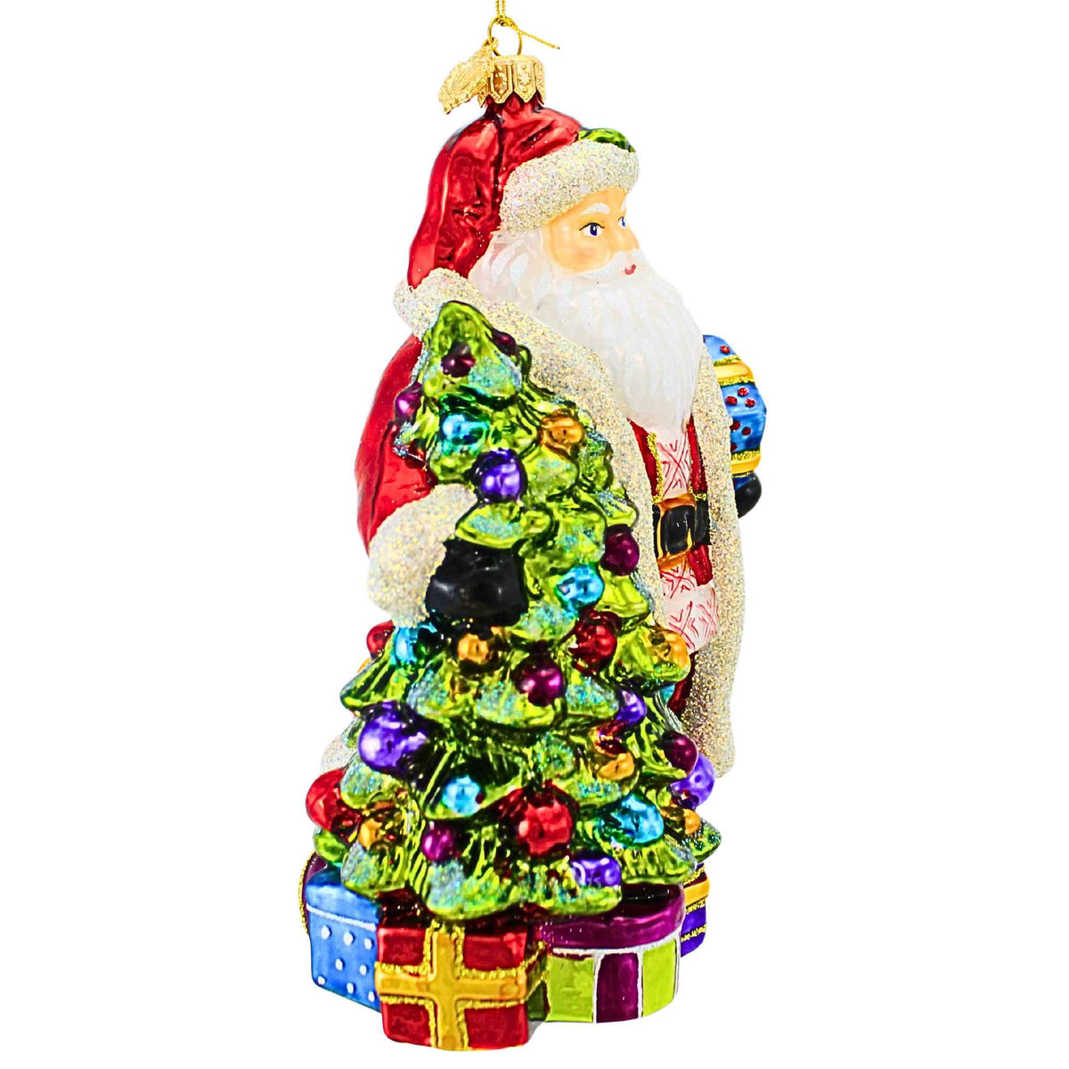 Huras Family Santa Looks Best By The Tree - - SBKGifts.com