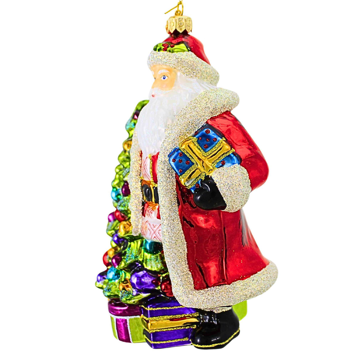 Huras Family Santa Looks Best By The Tree - - SBKGifts.com