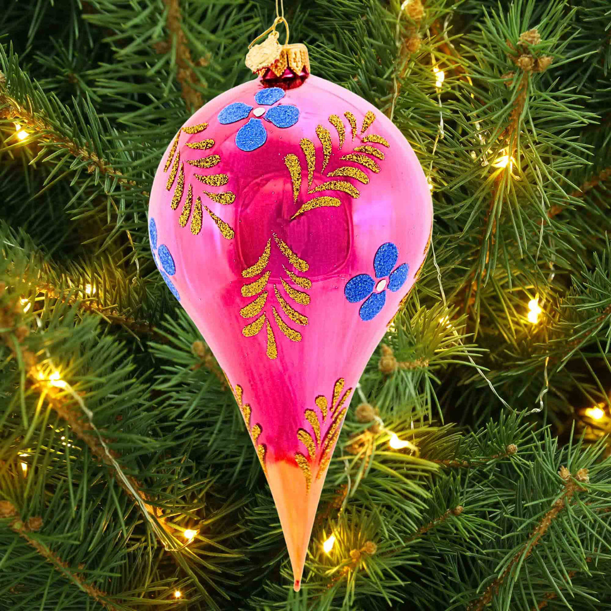 Huras Family Merry & Bright Winter Fuchsia - - SBKGifts.com