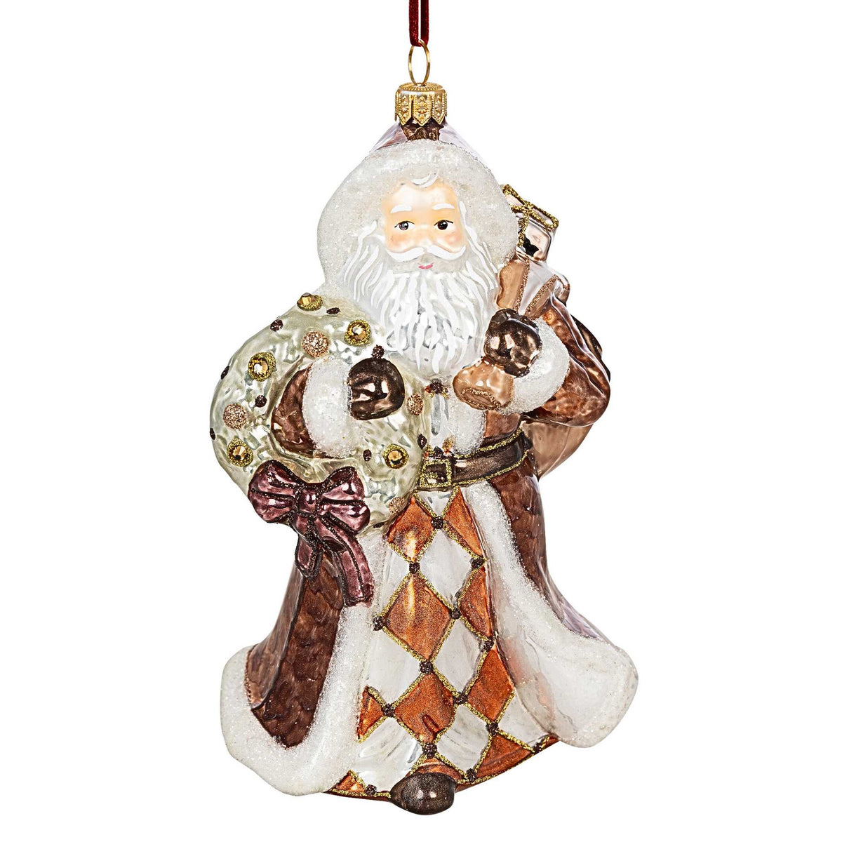 65293 Pre-Order Mocha Mousse Holiday Cheer Santa HF563MM