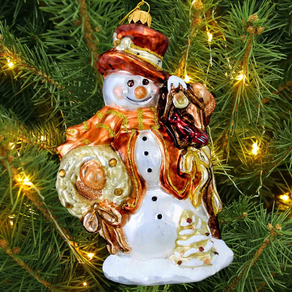 Huras Family Mocha Mousse Snowman - - SBKGifts.com