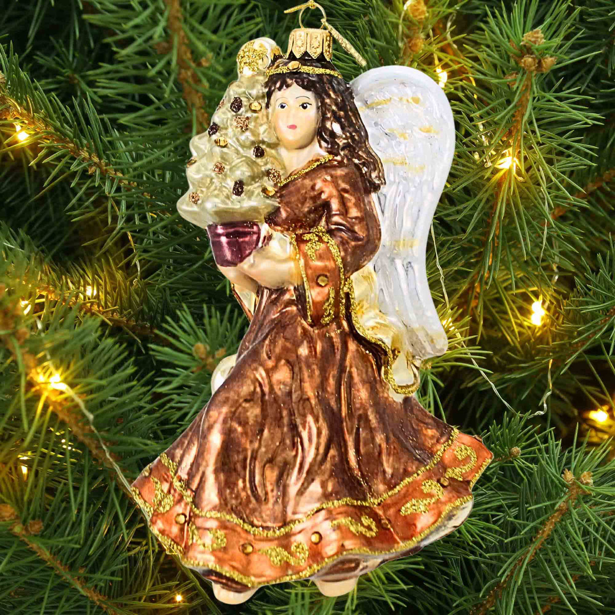 Huras Family Mocha Mousse Angel - - SBKGifts.com