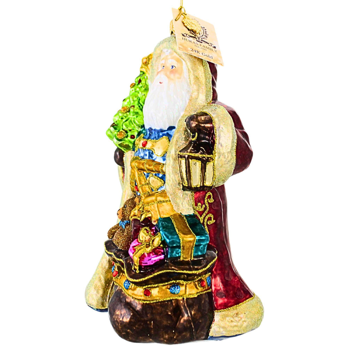 Huras Family 24K Gold Splendid Santa - - SBKGifts.com