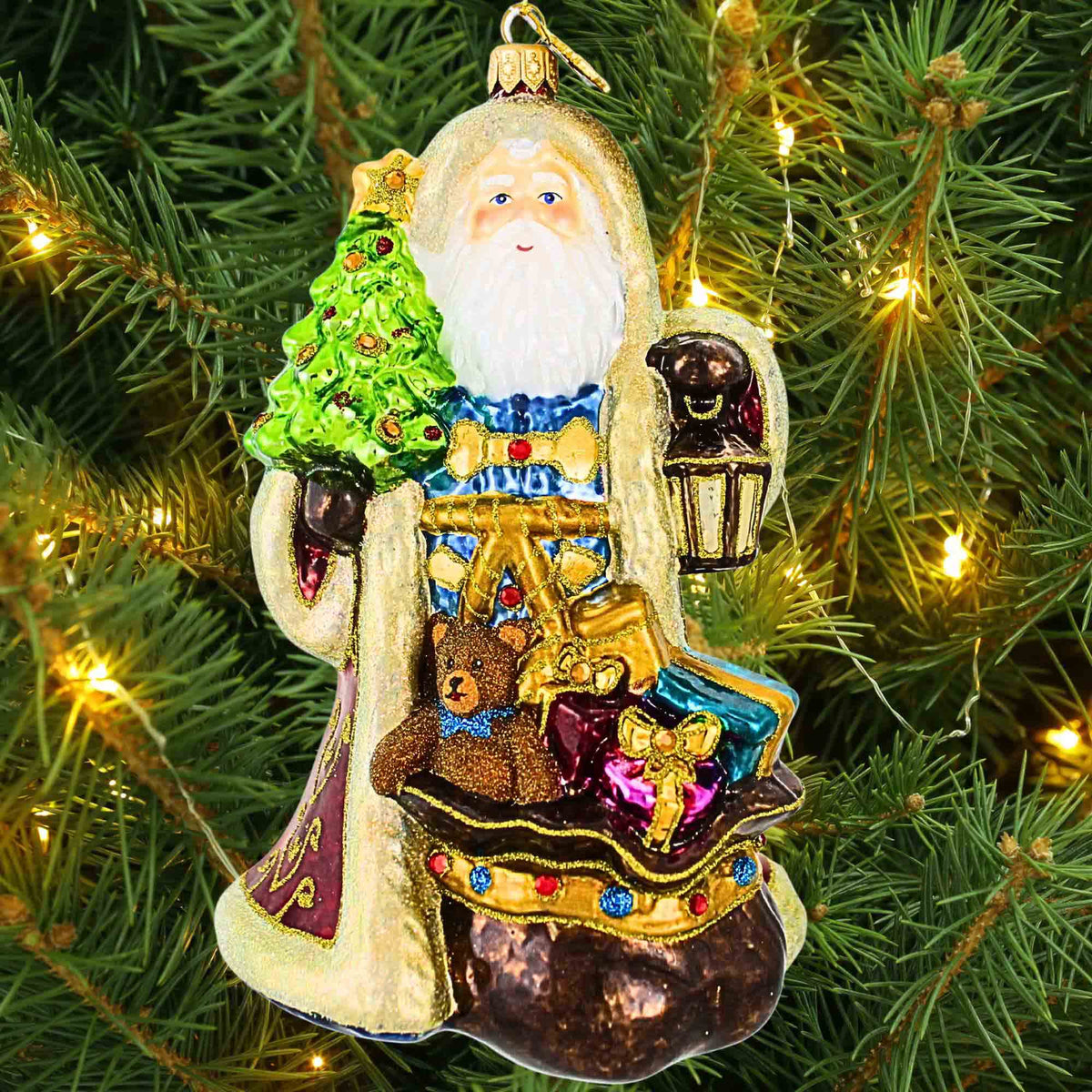 Huras Family 24K Gold Splendid Santa - - SBKGifts.com