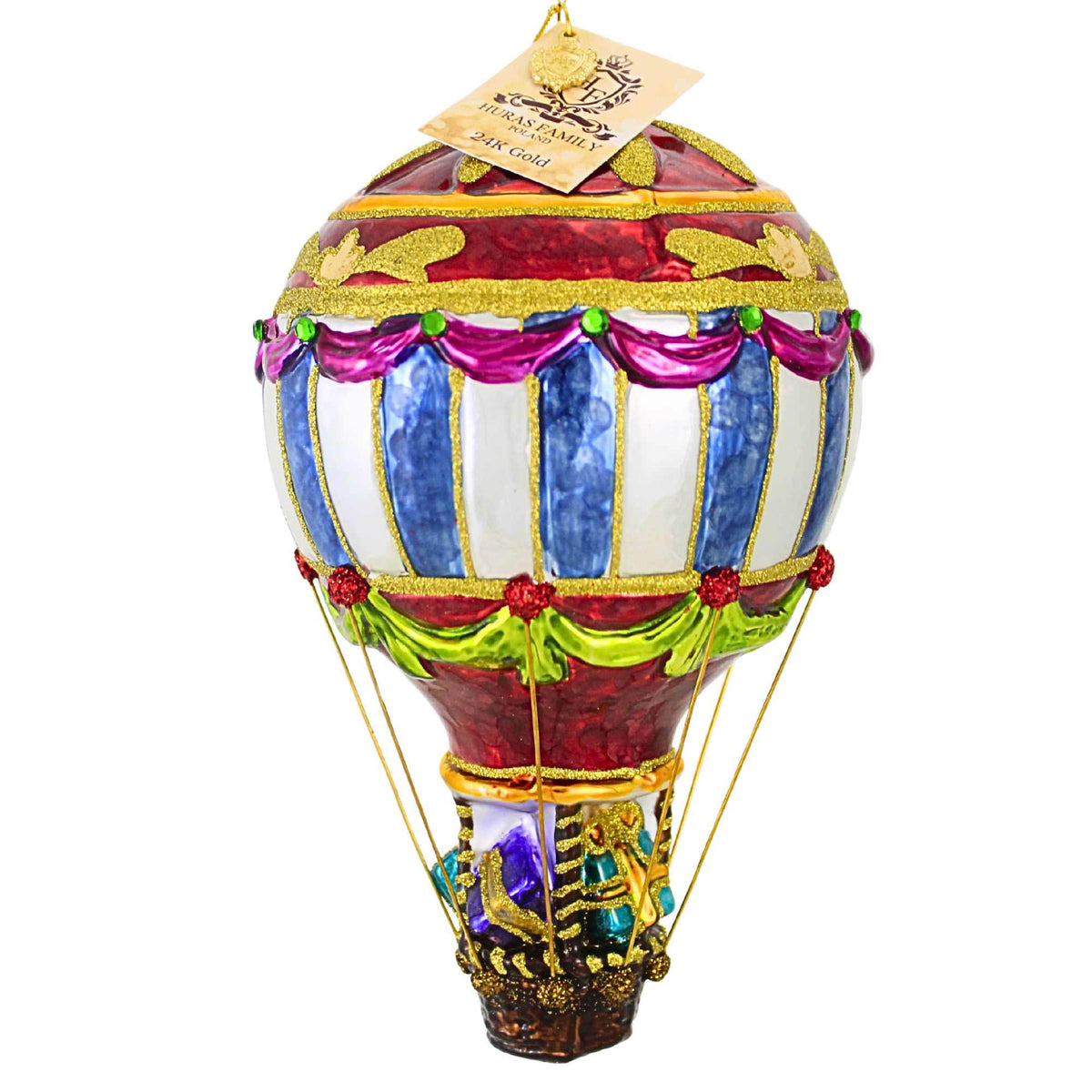 Huras Family 24K Gold Balloon Delivery - - SBKGifts.com