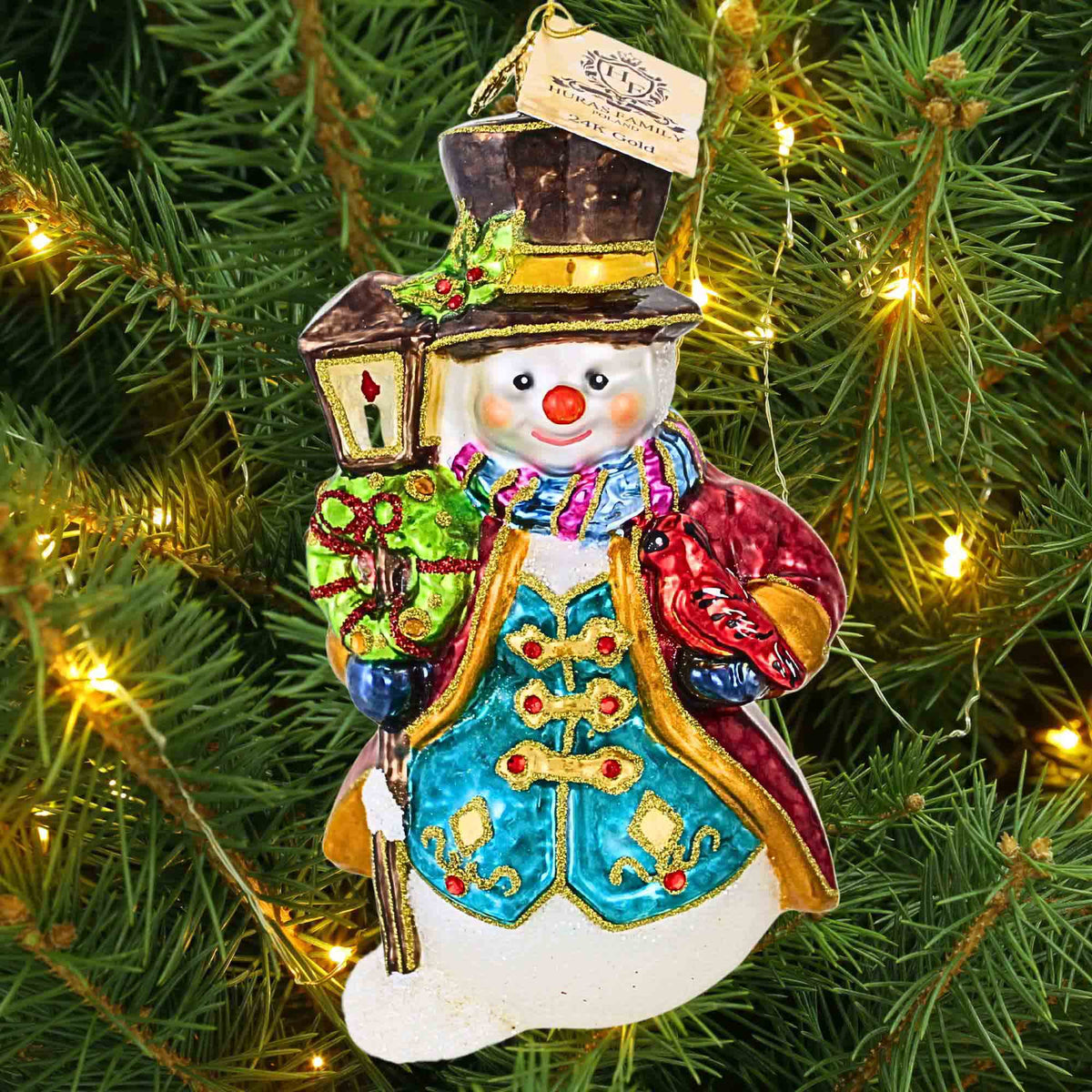 Huras Family 24K Gold Stylish Snowman - - SBKGifts.com
