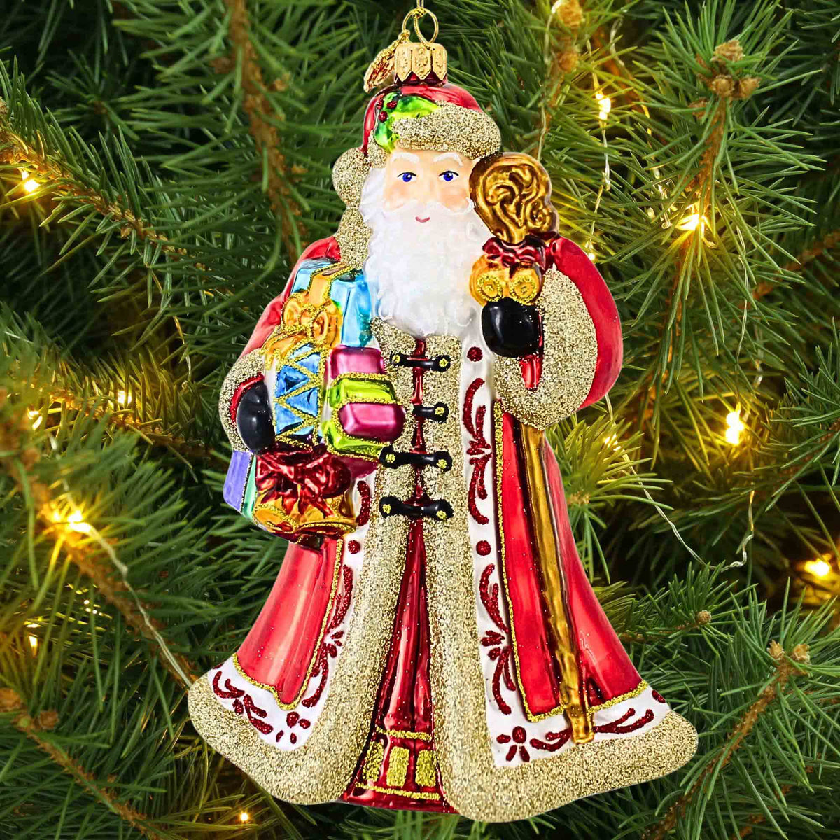 Huras Family Santa With Drum And Toys - - SBKGifts.com