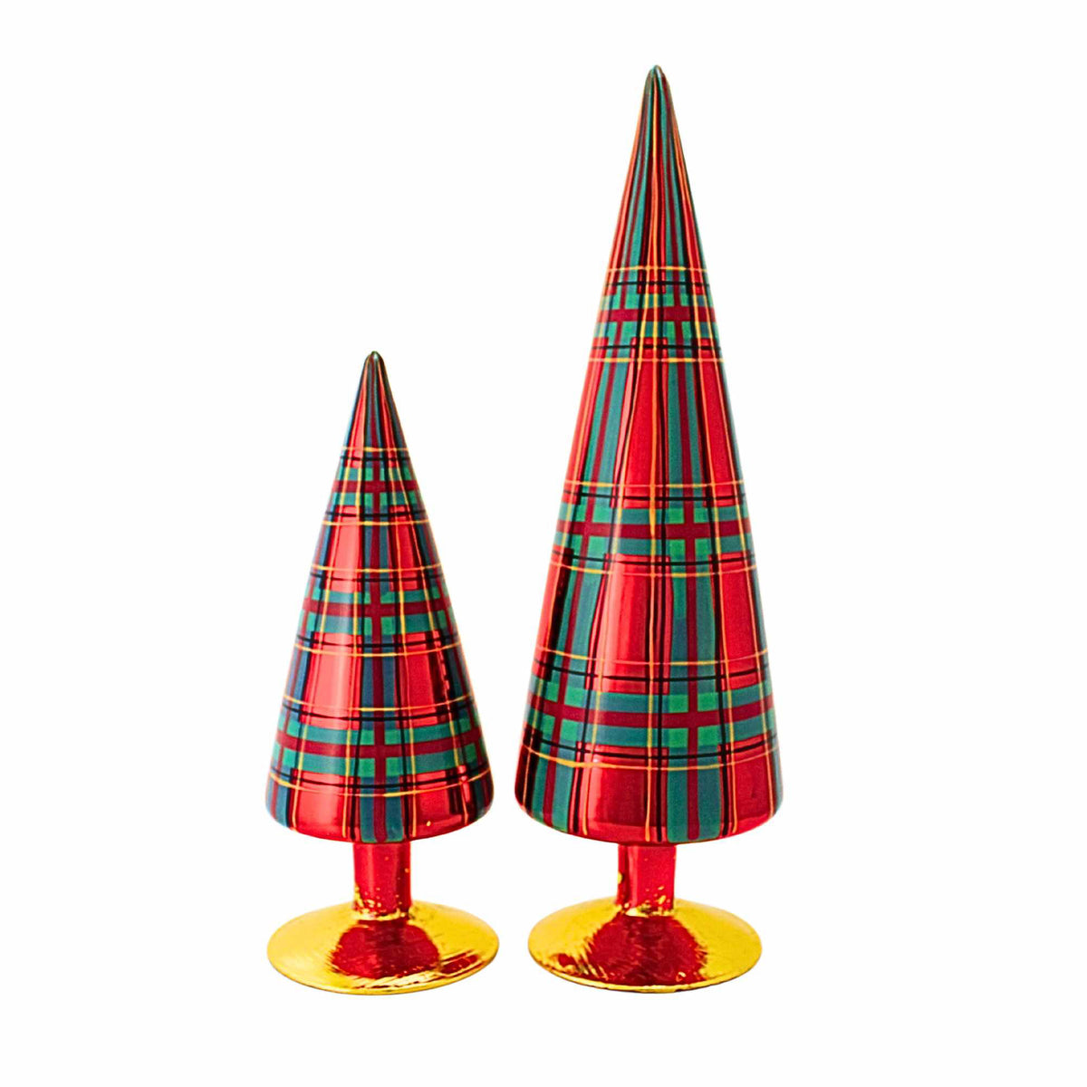 Cody Foster Patterned Tree Red Plaid Set - - SBKGifts.com