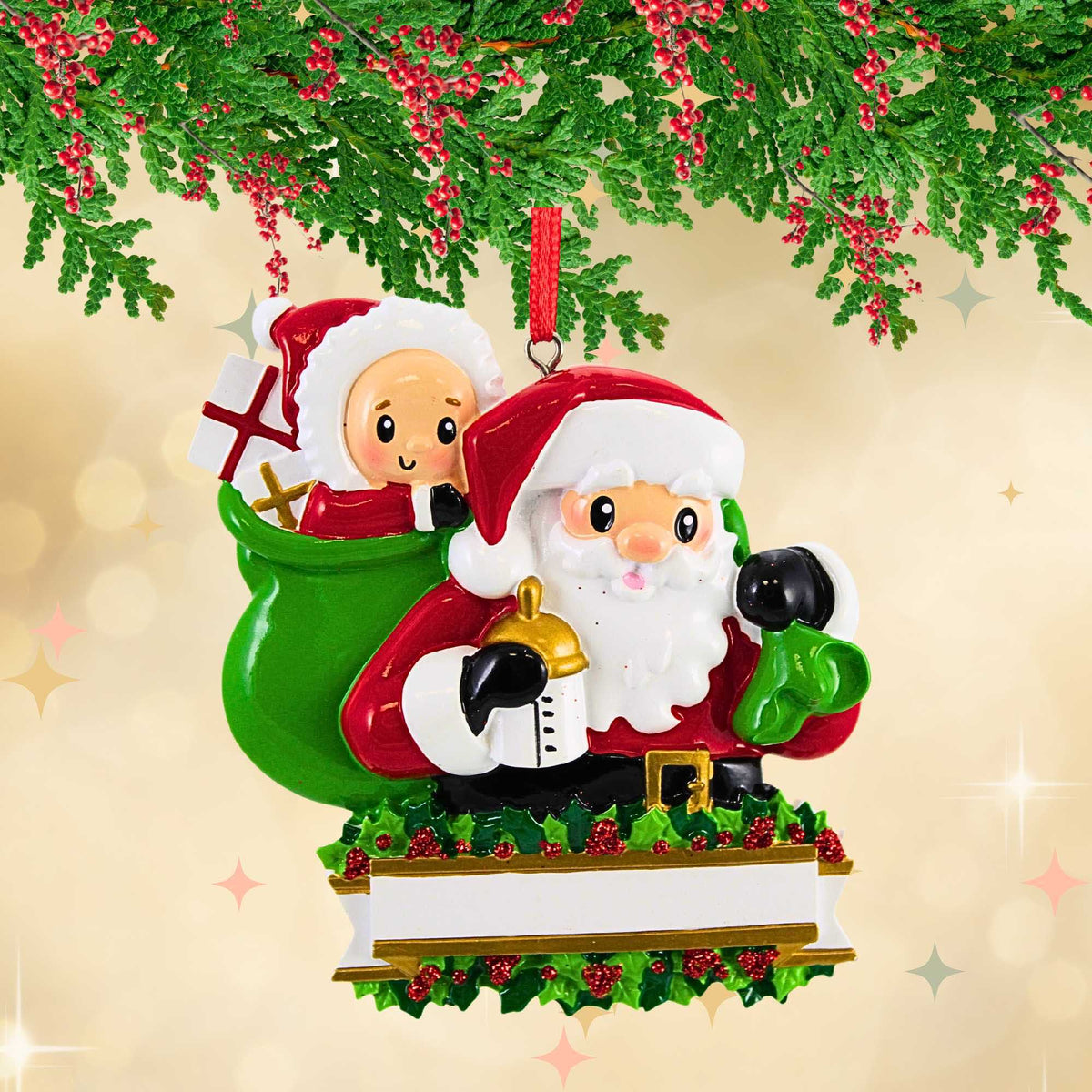 Polarx Baby In A Santa Sack - - SBKGifts.com