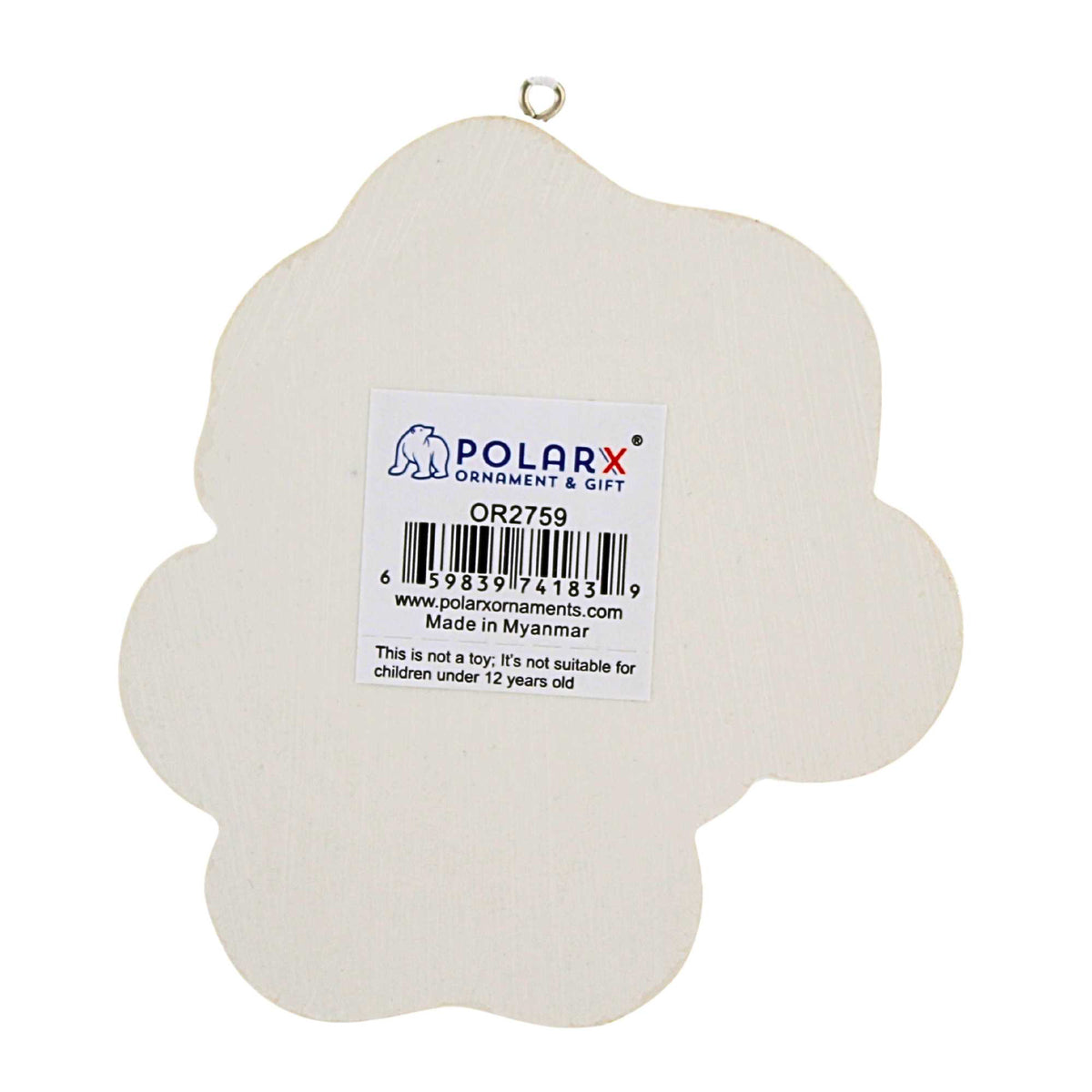 Polarx Paw Print With Santa Hat - - SBKGifts.com