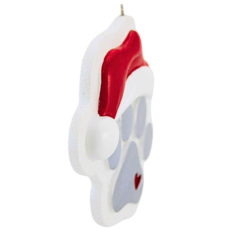 Polarx Paw Print With Santa Hat - - SBKGifts.com