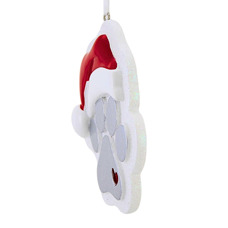 Polarx Paw Print With Santa Hat - - SBKGifts.com