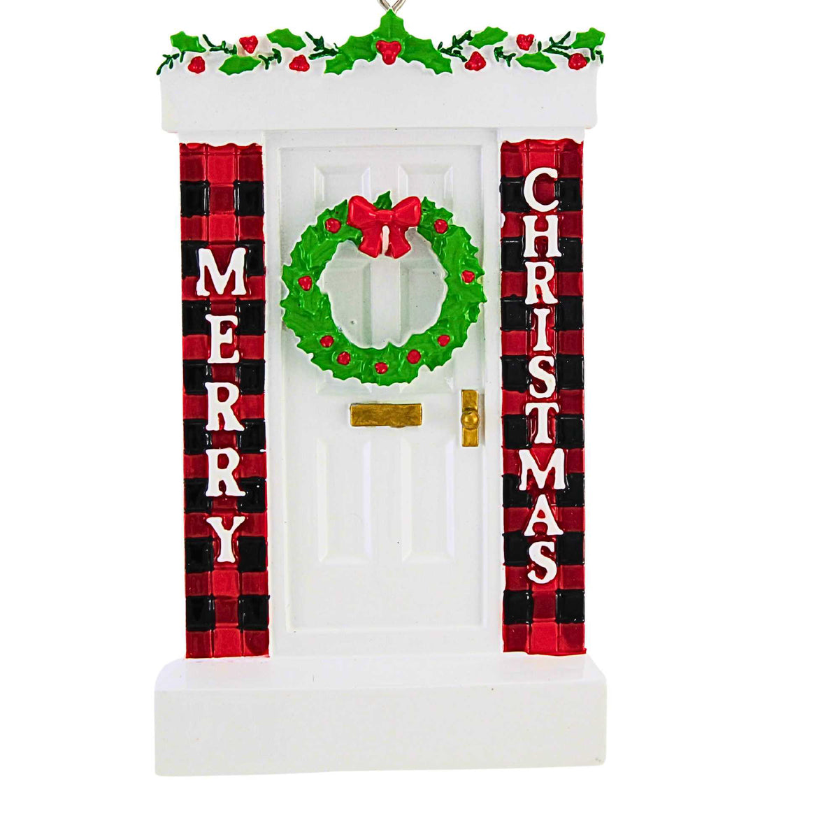 (65374) Plaid Merry Christmas Door