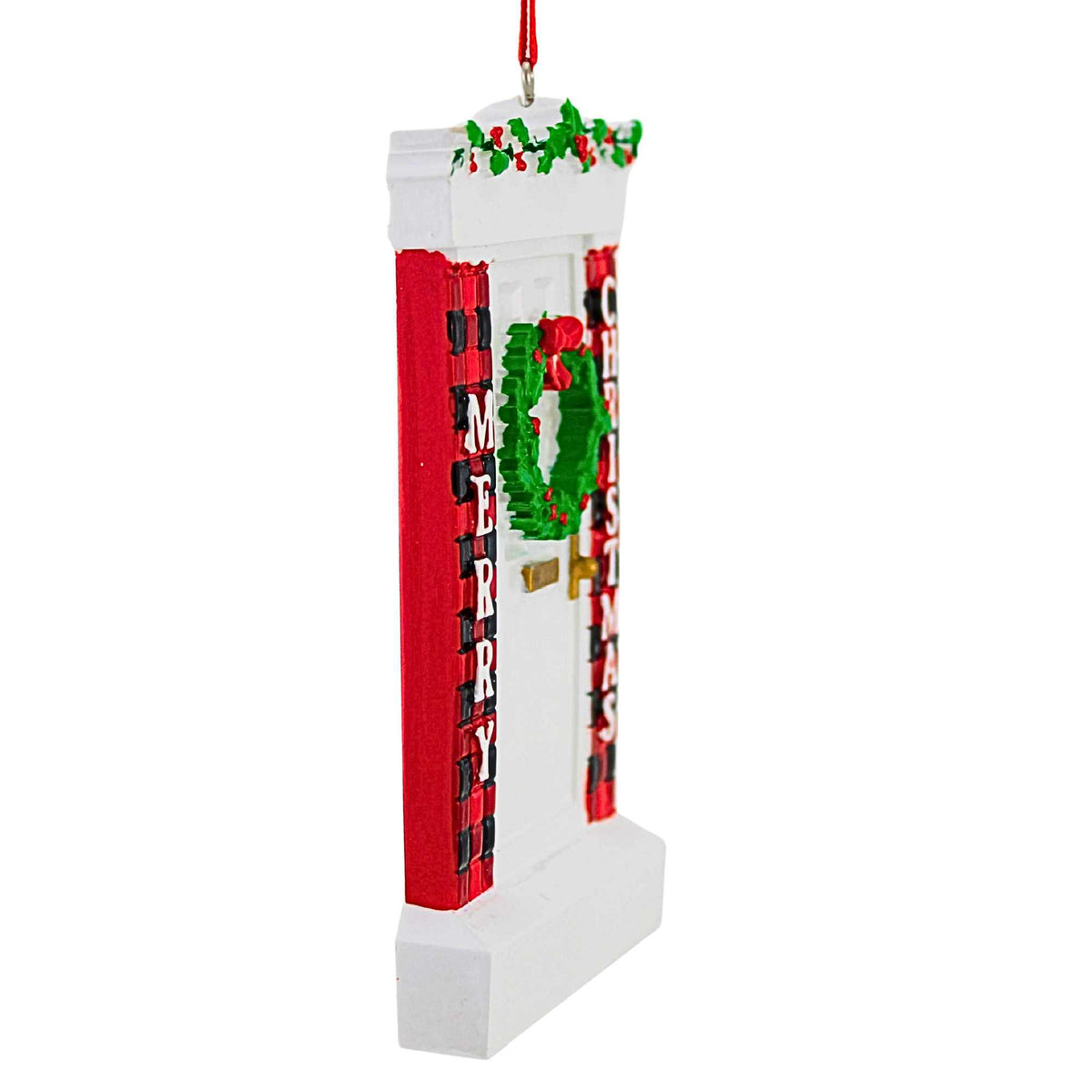 Polarx Plaid Merry Christmas Door - - SBKGifts.com