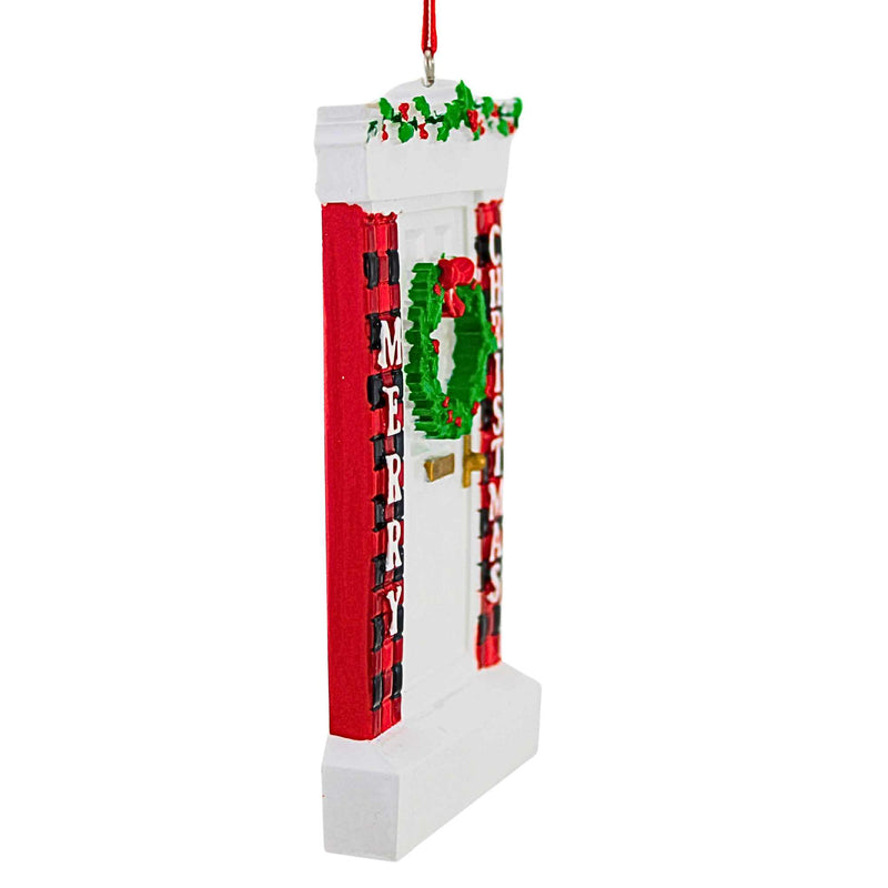 Polarx Plaid Merry Christmas Door - - SBKGifts.com