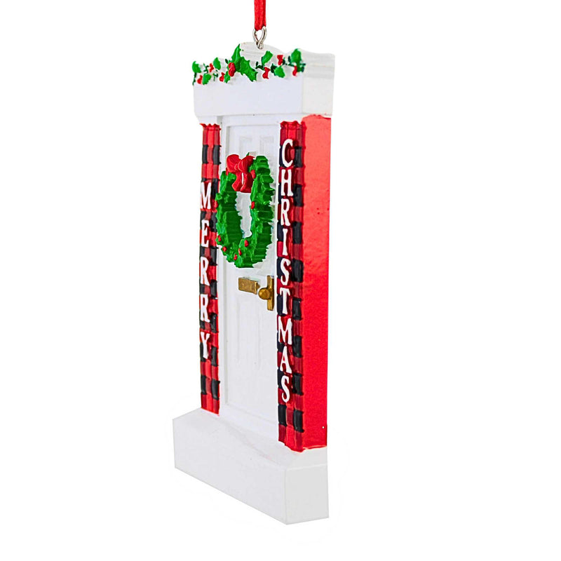 Polarx Plaid Merry Christmas Door - - SBKGifts.com