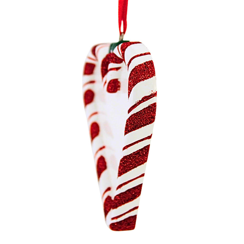 Polarx Candy Cane Heart - - SBKGifts.com