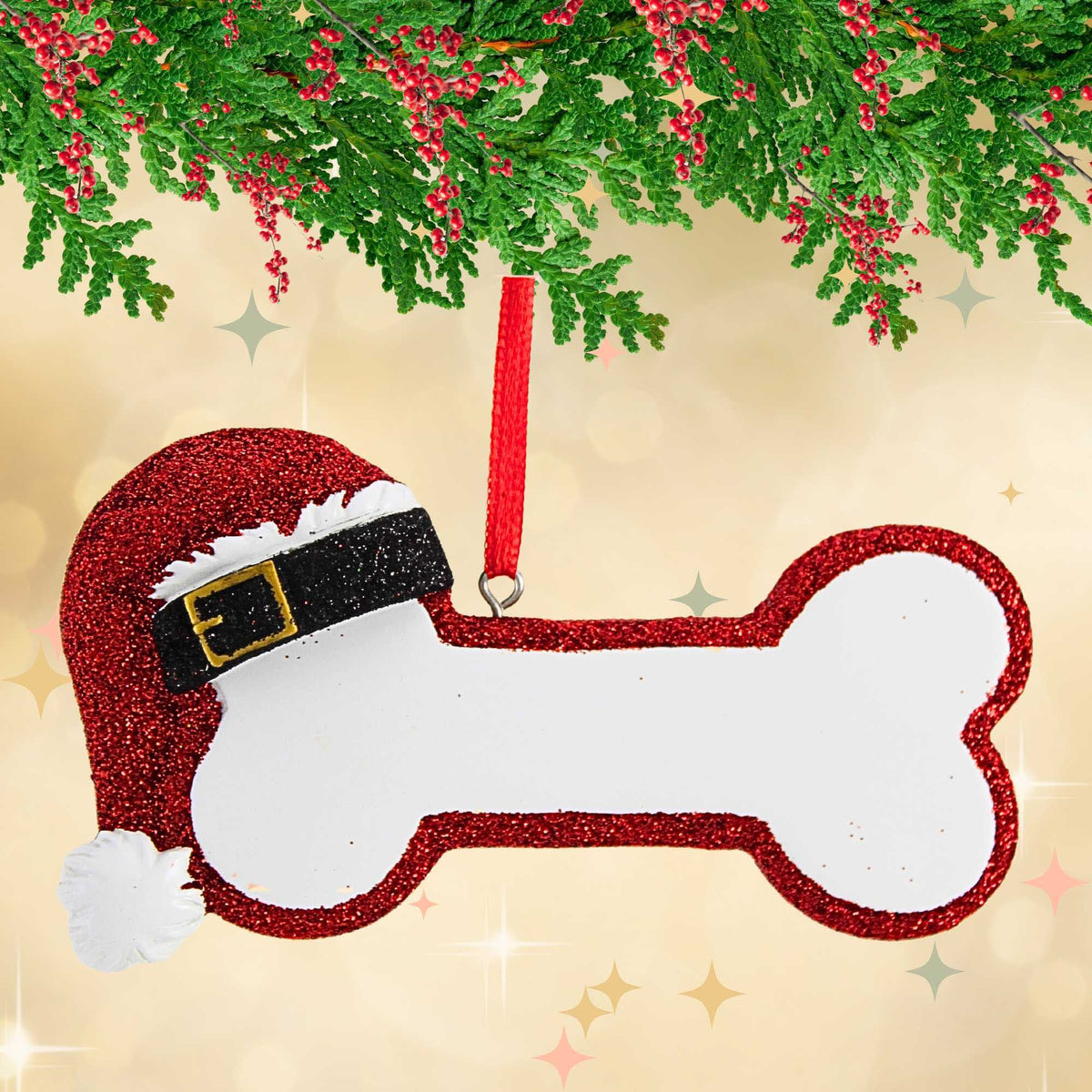 Polarx Santa Dog Bone - - SBKGifts.com