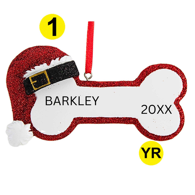 Polarx Santa Dog Bone - - SBKGifts.com