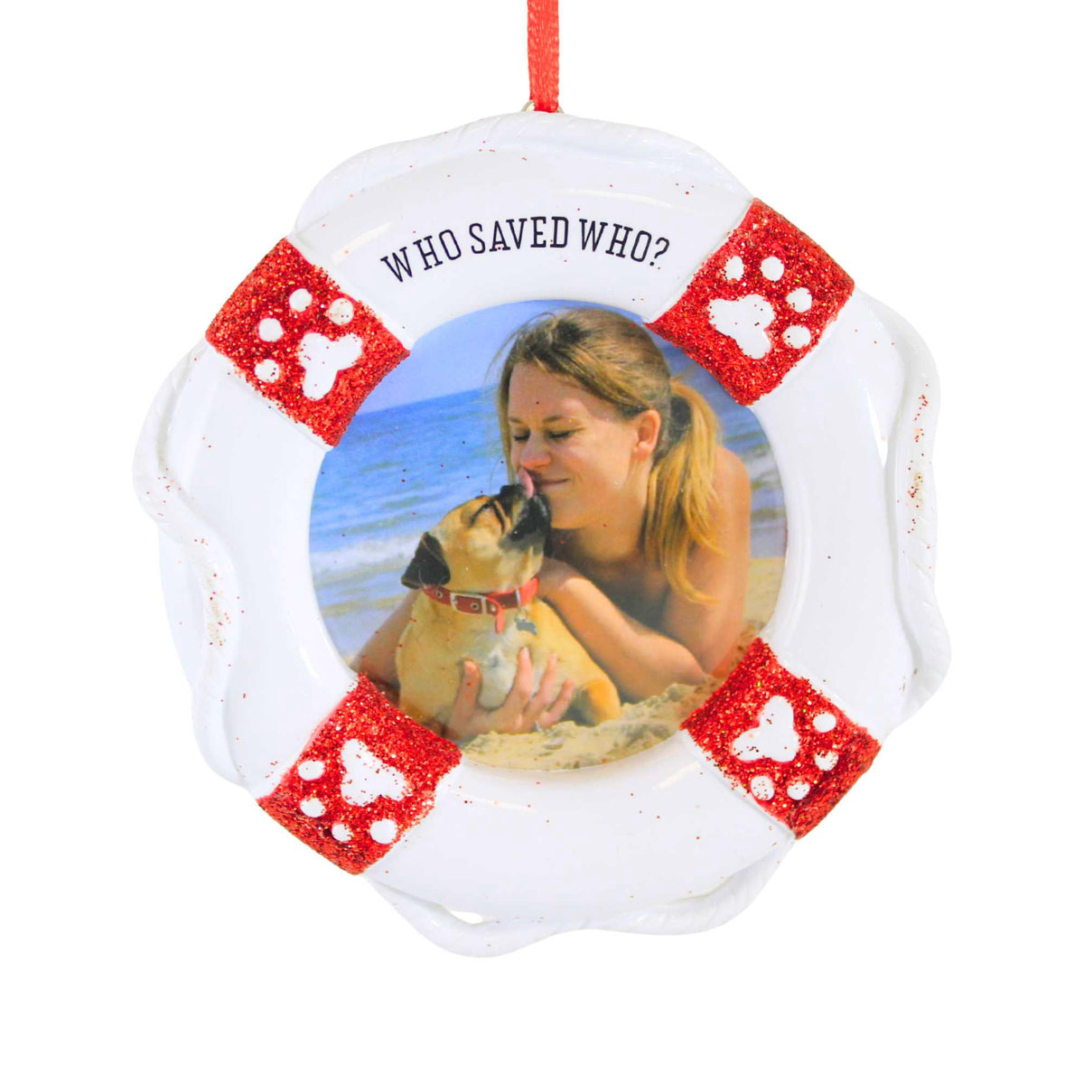 Who Saved Who Picture Frame Ornament 65393