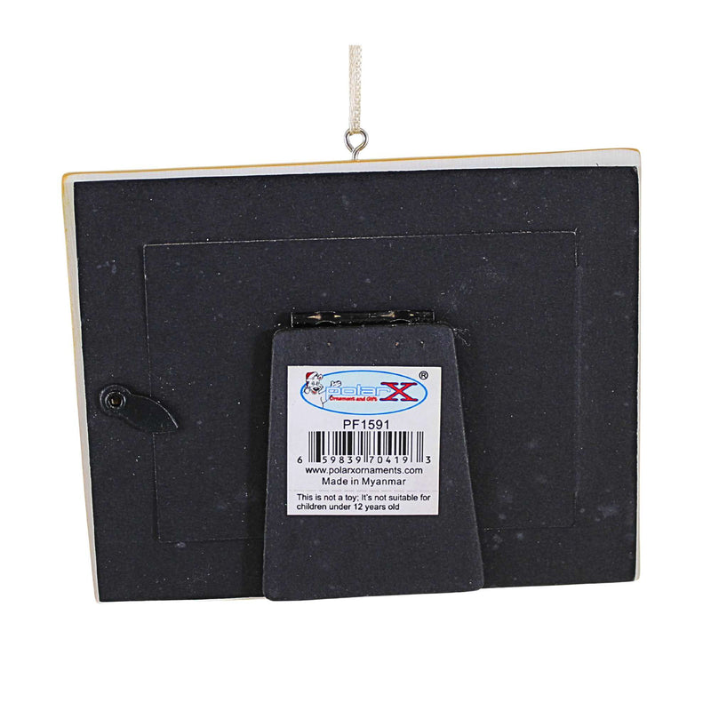 Polarx Rustic Wedding Picture Frame Ornament - - SBKGifts.com