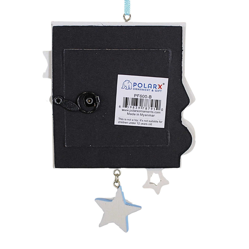 Polarx Baby Boy First Picture Frame Ornament - - SBKGifts.com