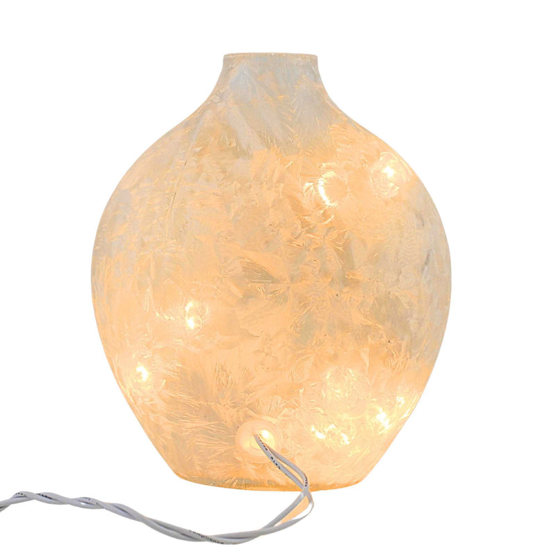 Stony Creek Holiday Bells Pre-Lit Glass Vase - - SBKGifts.com