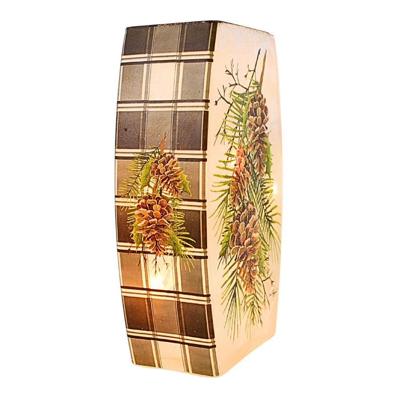 Stony Creek Country Pine Pre-Lit Small Vase - - SBKGifts.com
