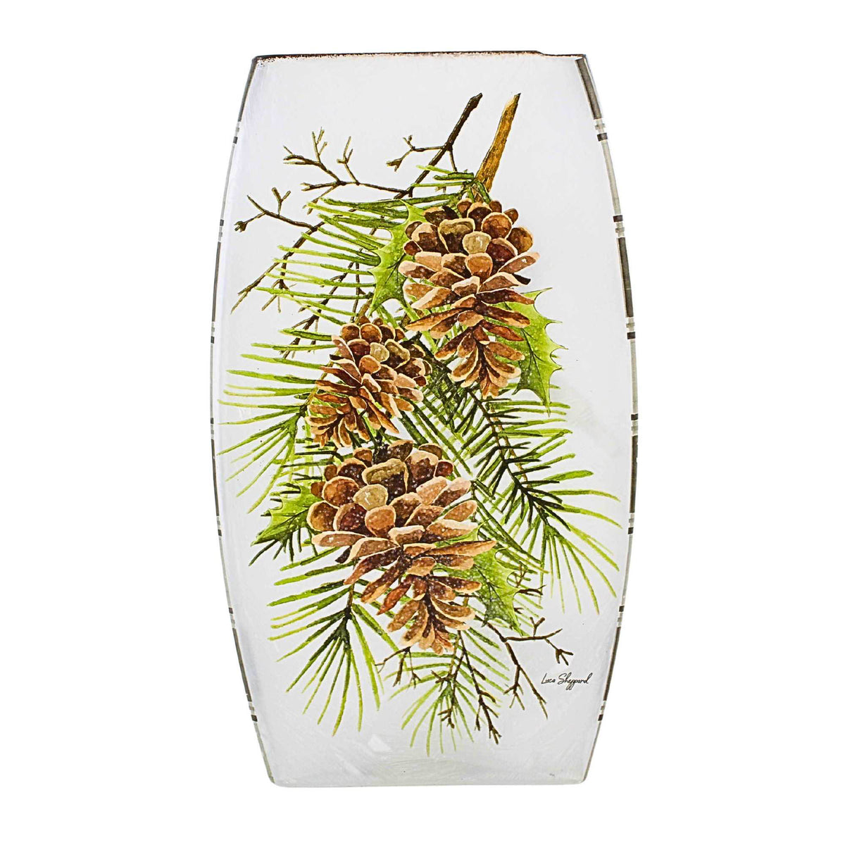 Stony Creek Country Pine Pre-Lit Small Vase - - SBKGifts.com