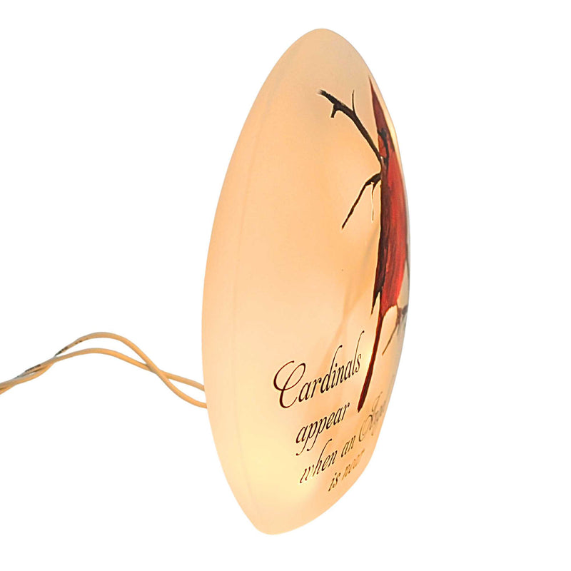Stony Creek Angel Cardinals Pre-Lit Small Orb - - SBKGifts.com