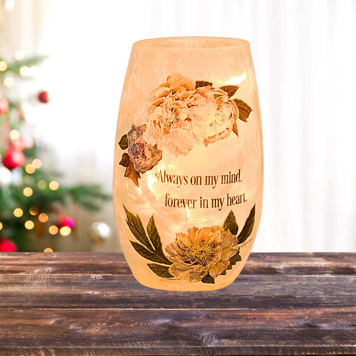 Stony Creek Forever In My Heart Pre-Lit Small Vase - - SBKGifts.com