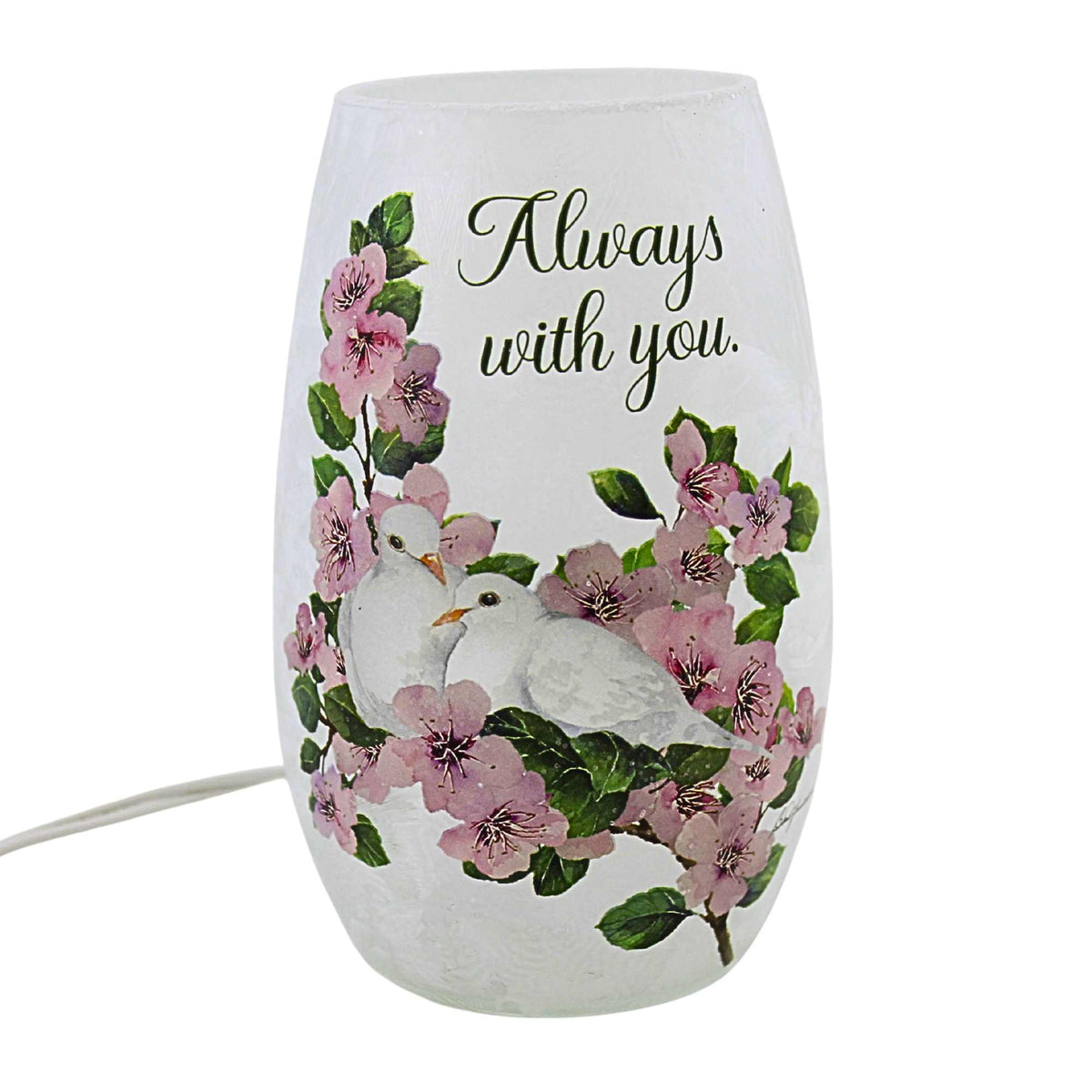 Stony Creek Dove Love Pre-Lit Small Vase - - SBKGifts.com