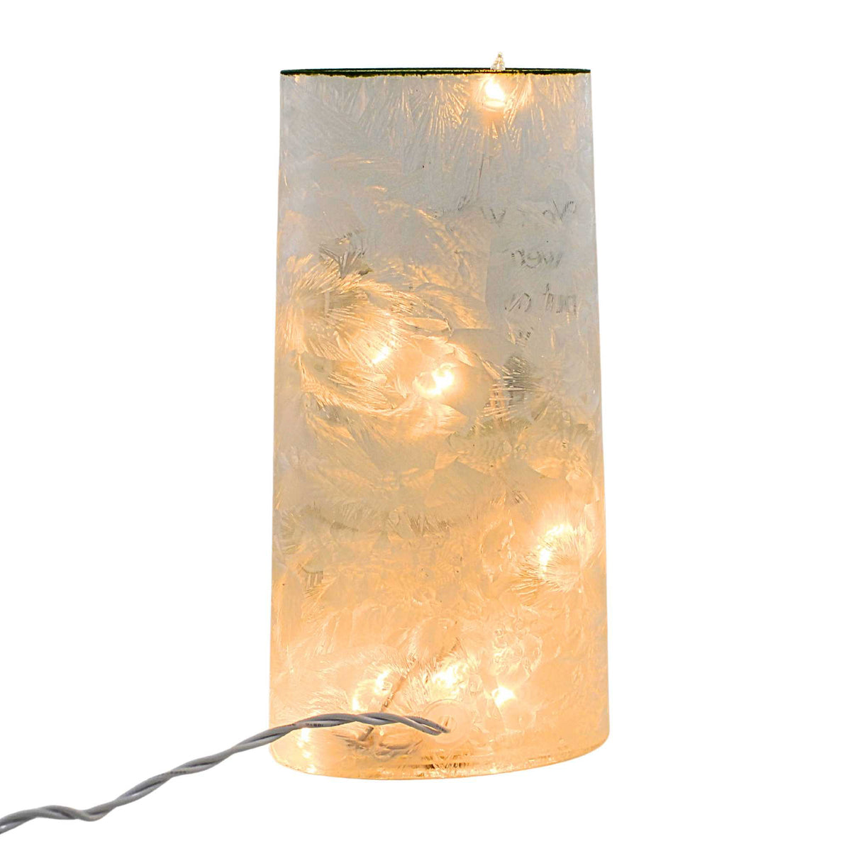 Stony Creek Dove Love Pre-Lit Large Glass Vase - - SBKGifts.com