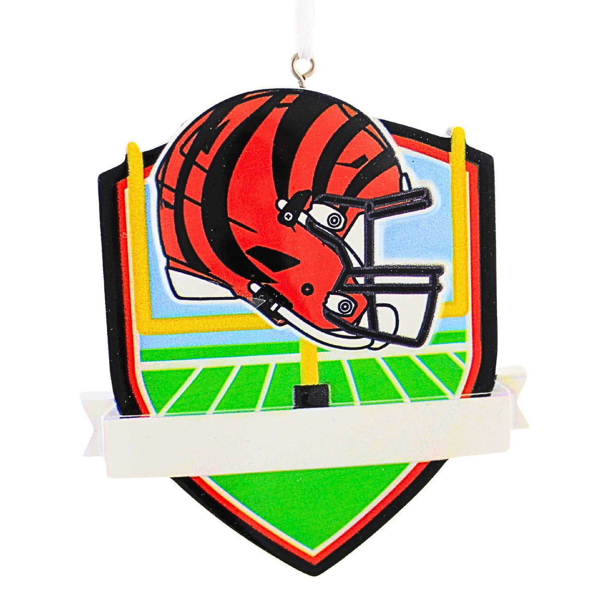 Nfl Cincinnati Bengals Personalized Shield Ornament 65454