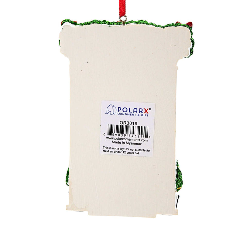 Polarx Elegant Door W/Garland Overhang - - SBKGifts.com